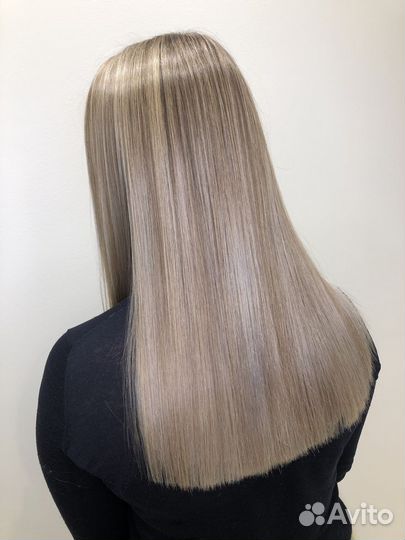 Окрашивание волос блонд, мелирование и т. Д