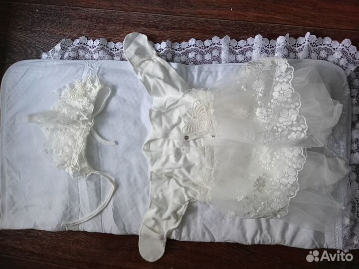 Комплект на выписку для девочки С конвертом