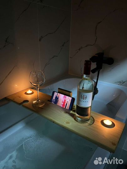 Полка столик для ванной