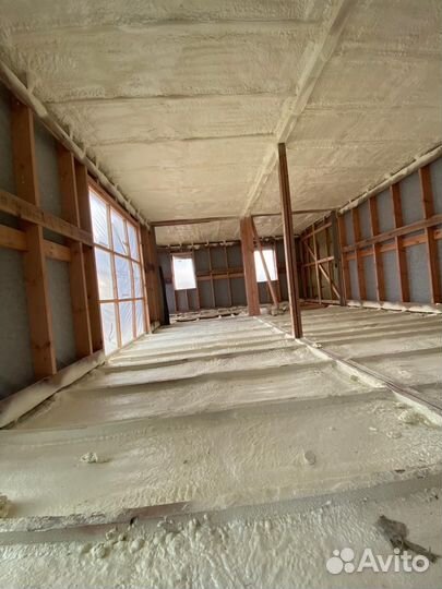 Утепление пеной ППУ