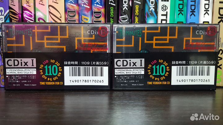 Аудиокассета sony CDixI 110