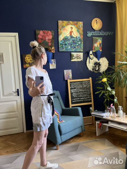 Комбинезон с шортами, летний