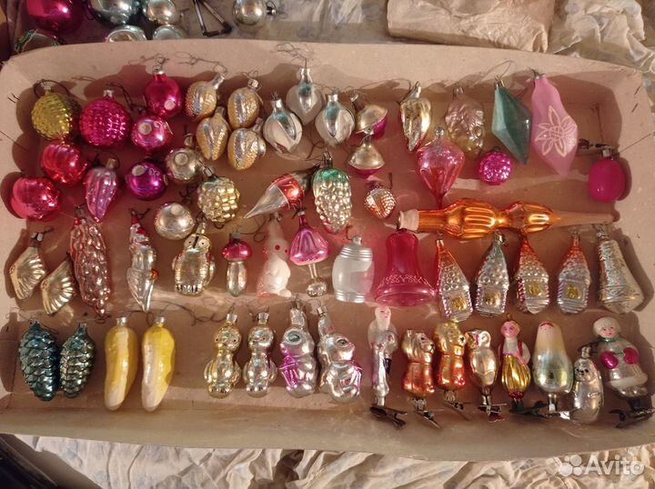 Елочные игрушки советские