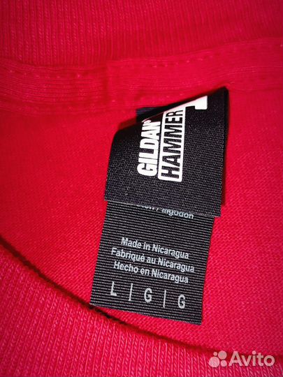 Футболка мужская новая L Gildan Hammer оригинал