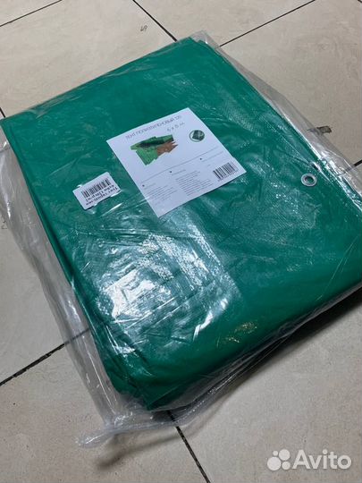 Тент Тарпаулин 6х8 120 гр/м2 с люверсами