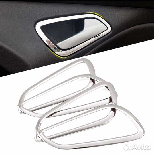 Ford focus 3. Декоративные хромированные рамки