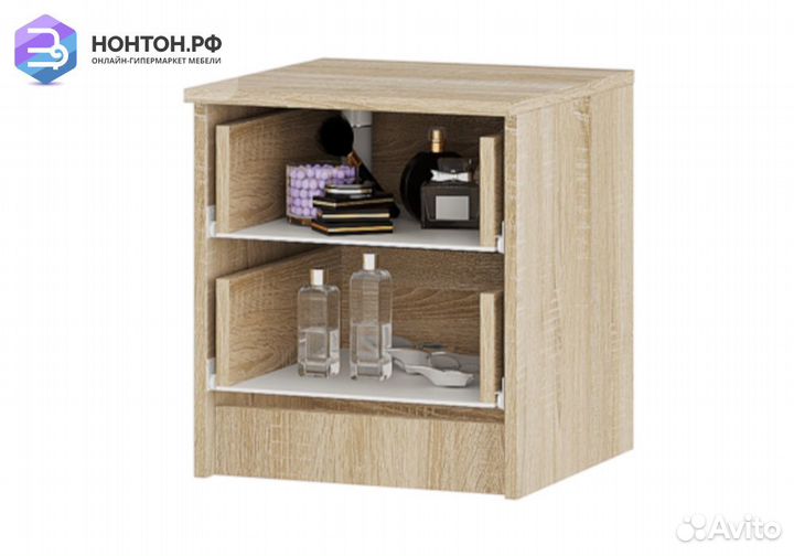 Комплект тумб Сакура дуб сонома / белый