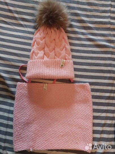 Зимняя шапка для девочки