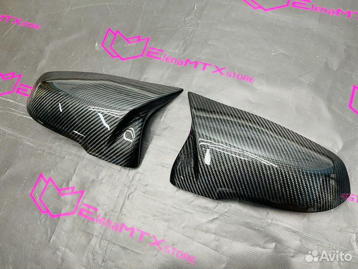 Накладки зеркал BMW X3 F48 карбон, м стиль