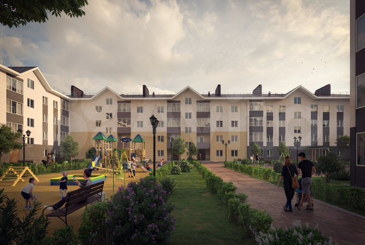 2-к. квартира, 55,7 м², 4/4 эт.