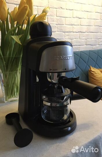 Кофеварка рожковая новая scarlet