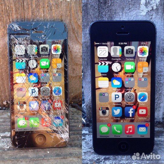 Замена стекла Samsung, замена экрана айфон