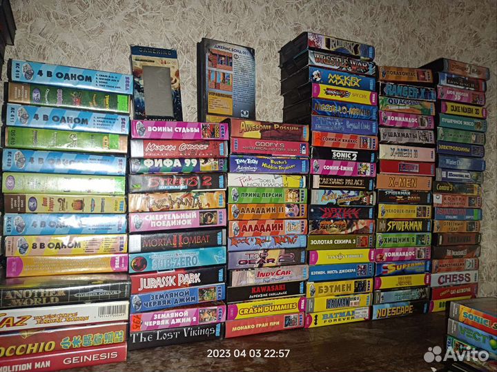 Картриджи на Sega Mega Drive