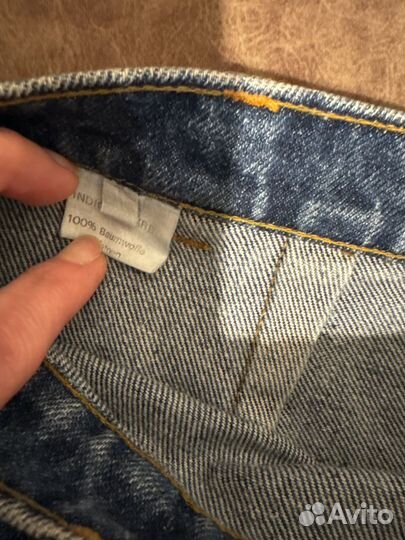 Джинсовая юбка оригинал индиго