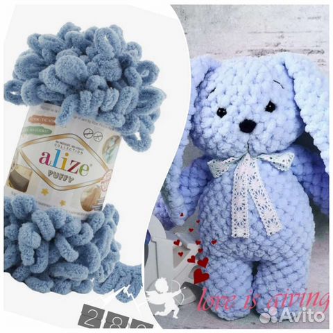 Пряжа Ализе пуффи (Alize puffy)