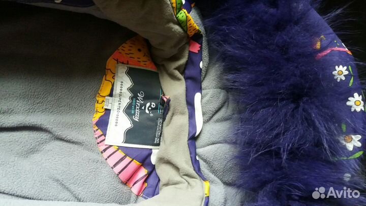 Зимний комбинезон для девочки 80