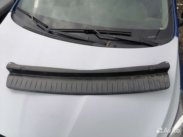 Накладка на задний бампер приора