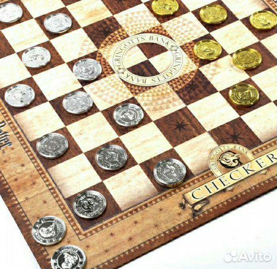 Шашки Гарри Поттер в виде монет волшебного мира