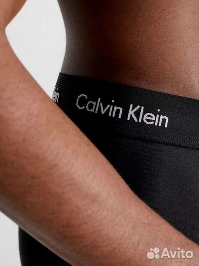 Трусы Calvin Klein (3 шт.) чёрные