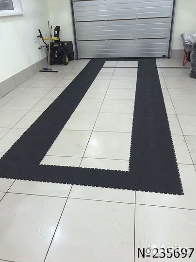 Модульная плитка для гаража