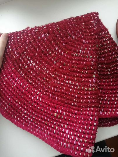 Коврик вязаный, половичок