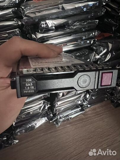 Жесткий диск sas hp 1,8tb 1,2tb сервера gen9 gen10