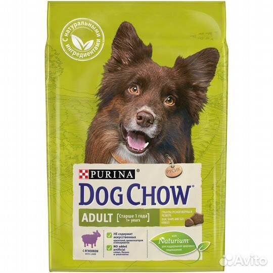 Dog chow lamb Сухой корм для собак c ягненком