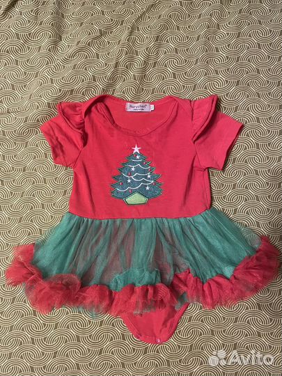 Новогоднее боди 80