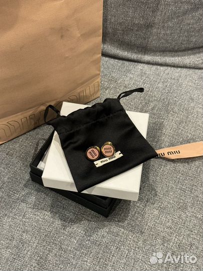Серьги miu miu