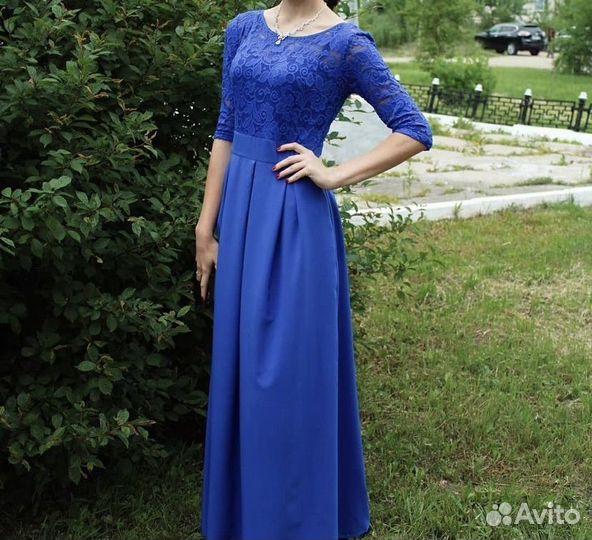 Вечернее платье в пол, 44-46 размер