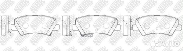 Колодки торм. PN0768 NiBK