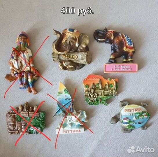 Магниты сувенирные коллекционные