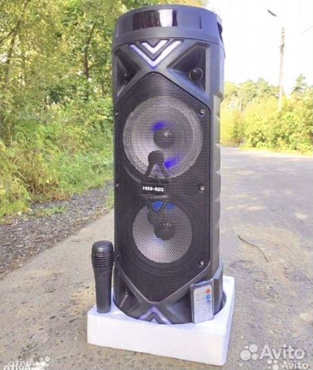 Колонка с микрофоном и блютуз