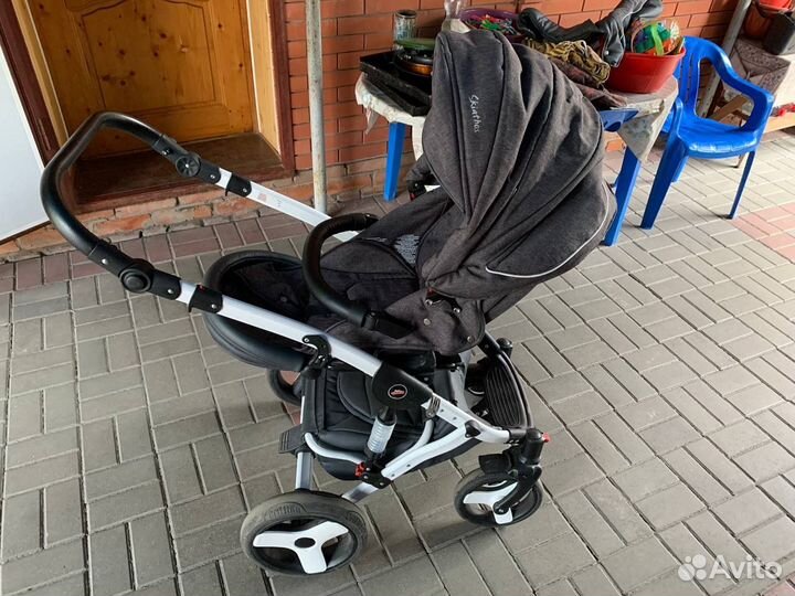 Детские коляски 2 в 1 эко кожа