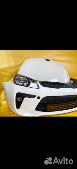 Бампер передний на Kia Rio 2011-22гг