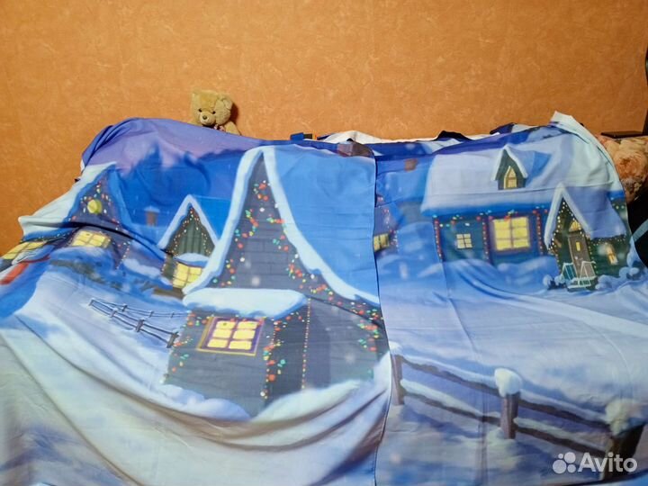 Шторы новогодние