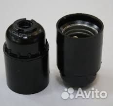 Патрон E27 карболитовый, коробка распред