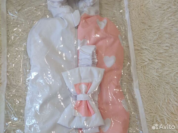 Конверт кокон на выписку демисезонный