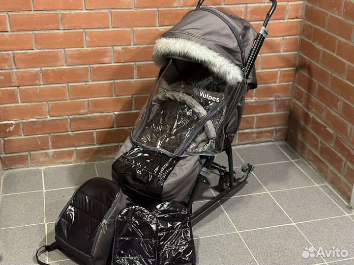 Санки коляска складные Vulpes