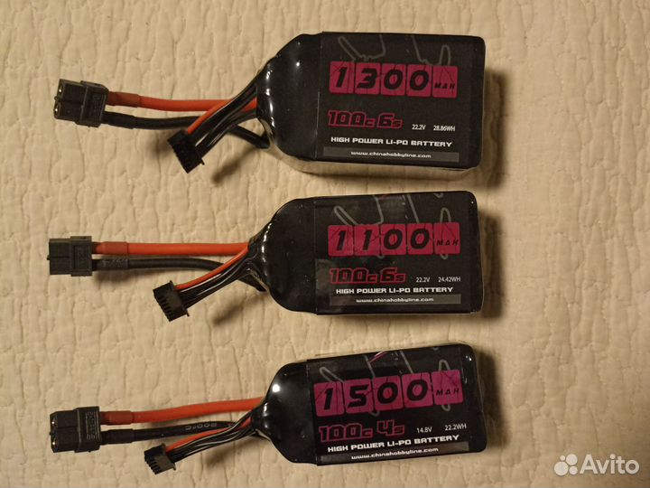 Новые аккумуляторы Li-po 4S и 6S cnhl 100 С