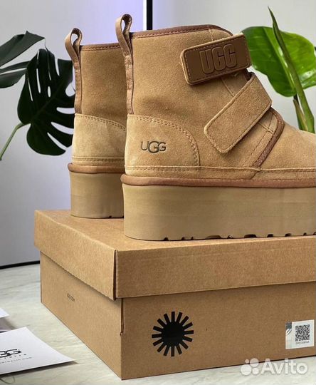 Ugg Neumel Platform Buckle Chestnut