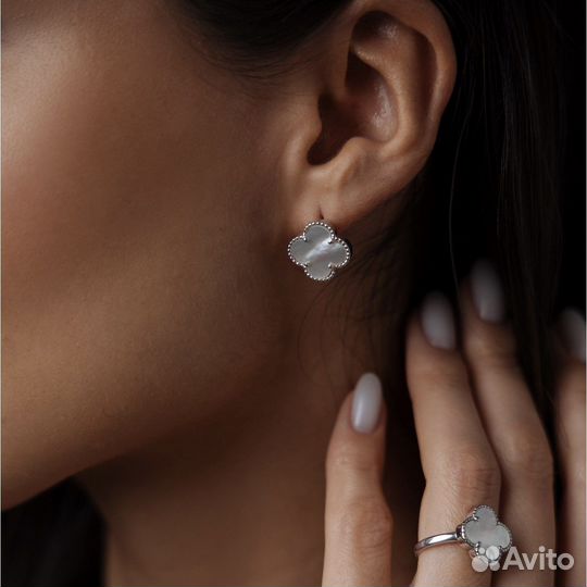 Серьги с перламутром