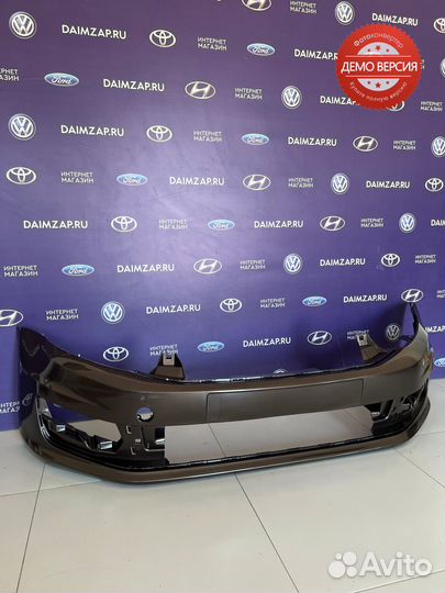 Бампер Передний Volkswagen Polo (2015) / коричневы