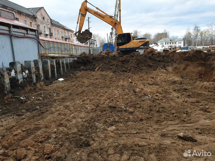 Услуги гусеничного экскаватора 1.2 куб