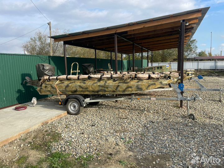 Лодка болотоход