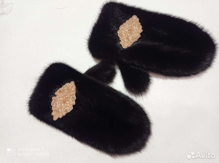 Норковые варежки