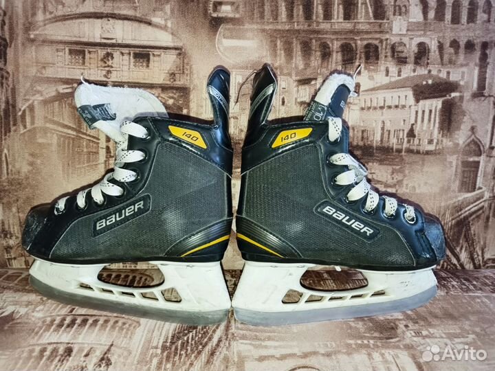 Хоккейные коньки bauer детские
