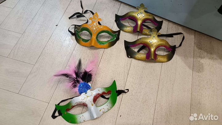 Маска маскарадная женская, детская и мужская
