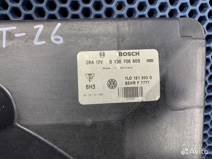 Диффузор радиатора VW Touareg GP 2002-2010