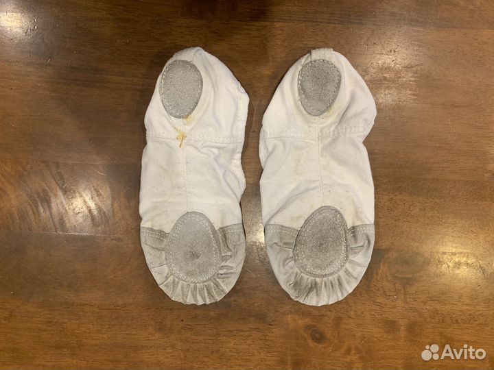 Балетки белые 23 см б/у